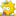Maggie Simpson Icon 16x16 png